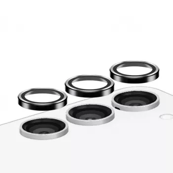 PanzerGlass Hoops προστασία φακών κάμερας Samsung Galaxy S23 FE μαύρο ανθεκτικό στις γρατσουνιές ανθεκτικό στις πτώσεις