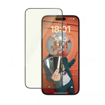 PanzerGlass Eyecare γυαλί προστασίας οθόνης για iPhone 15 Plus — Ultra-Wide Fit, ανθεκτικό στις πτώσεις, ξηρή τοποθέτηση