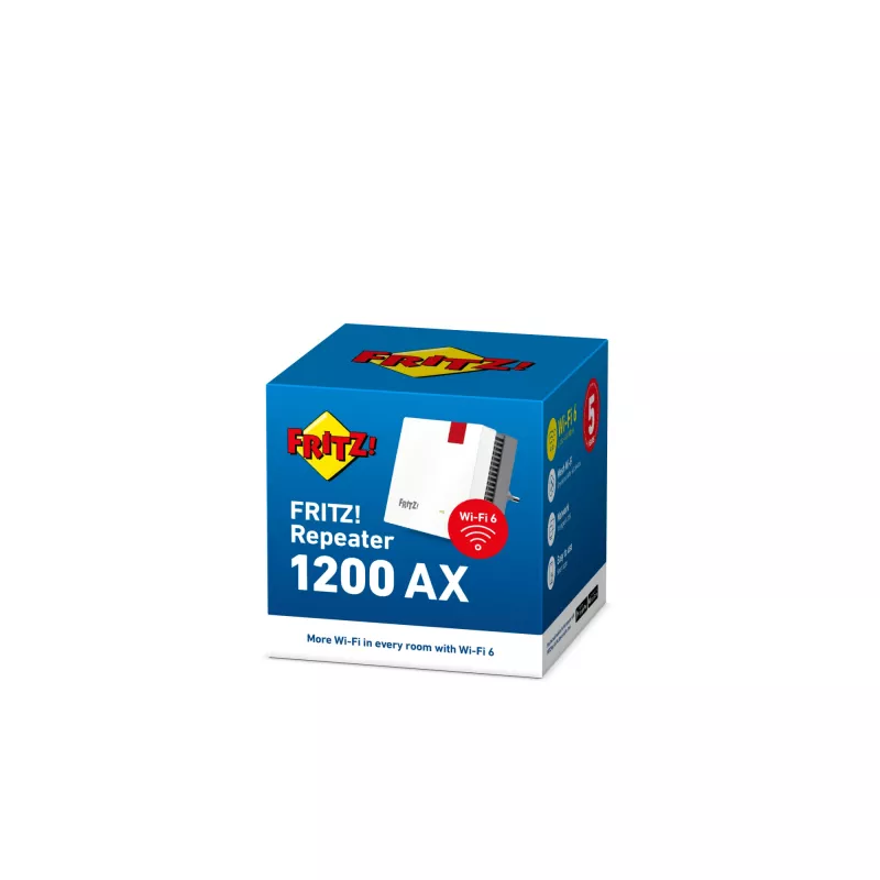 Repeater 1200 AX Edition International, επαναλήπτης δικτύου, 2400 Mbit/s, WLAN, Ethernet-LAN, λευκό