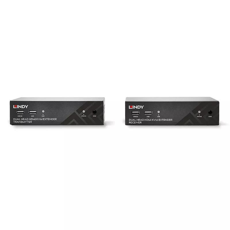 Lindy 100m Cat.6 Dual Head HDMI, USB και RS-232 Extender