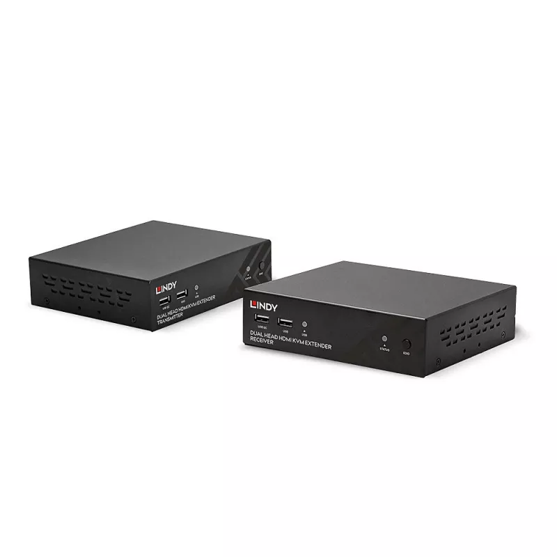 Lindy 100m Cat.6 Dual Head HDMI, USB και RS-232 Extender