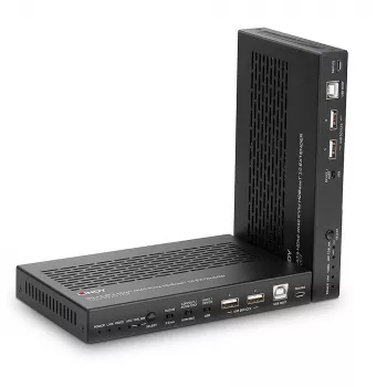 Lindy 100m Cat.6A HDMI 4K60, Audio, IR και RS-232 HDBaseT 3.0 KVM Extender