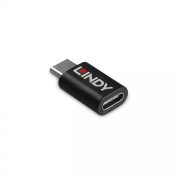 Lindy USB 3.2 Τύπου C σε C 100W Data Blocker, USB Τύπου C, USB Τύπου C, Μαύρο