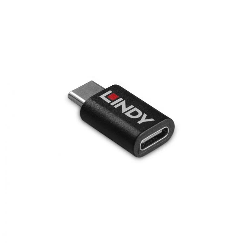 Lindy USB 3.2 Τύπου C σε C 100W Data Blocker, USB Τύπου C, USB Τύπου C, Μαύρο