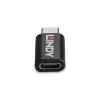 Lindy USB 3.2 Τύπου C σε C 100W Data Blocker, USB Τύπου C, USB Τύπου C, Μαύρο