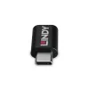 Lindy USB 3.2 Τύπου C σε C 100W Data Blocker, USB Τύπου C, USB Τύπου C, Μαύρο