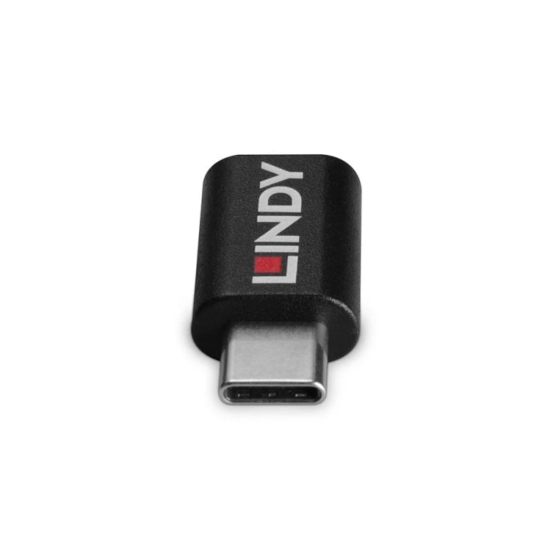 Lindy USB 3.2 Τύπου C σε C 100W Data Blocker, USB Τύπου C, USB Τύπου C, Μαύρο