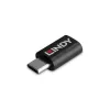 Lindy USB 3.2 Τύπου C σε C 100W Data Blocker, USB Τύπου C, USB Τύπου C, Μαύρο