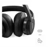 Hama BT700 Ακουστικά Ασύρματα Κεφαλής Κλήσεις/Μουσική USB Type-C Bluetooth Μαύρο