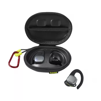 Hama Spirit Athletics Ακουστικά True Wireless Stereo (TWS) Γάντζος αυτιού Αθλητικά Bluetooth Μαύρο