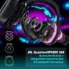JBL Quantum One ενσύρματα gaming ακουστικά over-ear, ενεργή ακύρωση θορύβου, USB-C, 3,5 mm, 20 - 20000 Hz, μαύρα