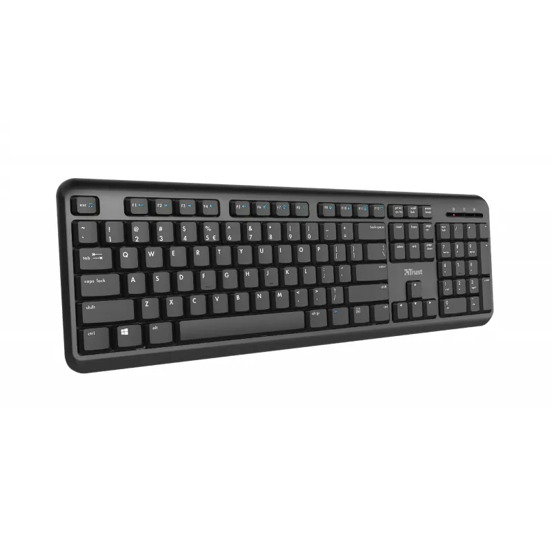 Πληκτρολόγιο Trust Ody Γραφείου RF Ασύρματο QWERTZ Γερμανικό Μαύρο