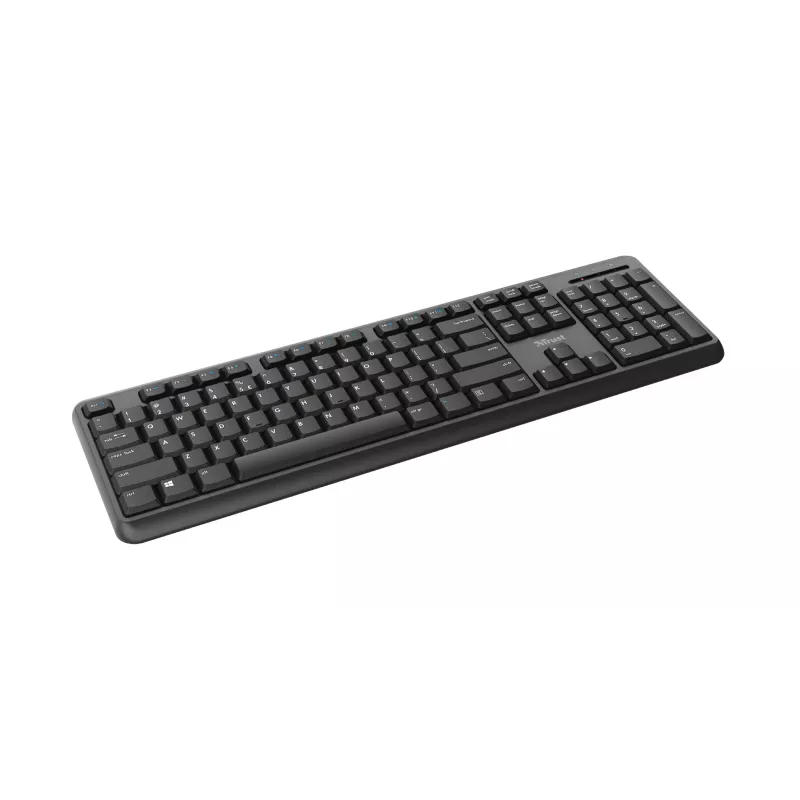 Πληκτρολόγιο Trust Ody Γραφείου RF Ασύρματο QWERTZ Γερμανικό Μαύρο
