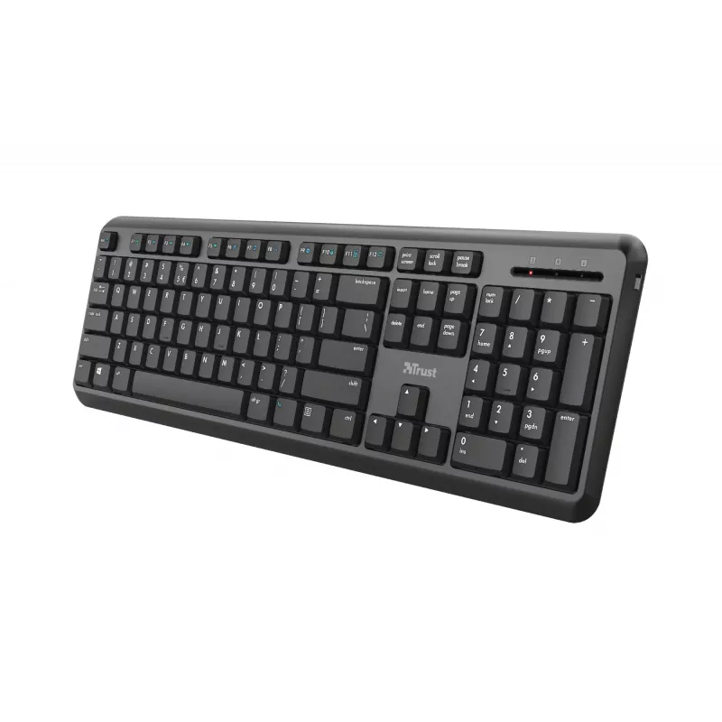 Πληκτρολόγιο Trust Ody Γραφείου RF Ασύρματο QWERTZ Γερμανικό Μαύρο