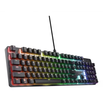 Πληκτρολόγιο Gaming Trust GXT 871 Zora Μηχανικό USB RGB Μαύρο