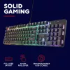 Πληκτρολόγιο Gaming Trust GXT 871 Zora Μηχανικό USB RGB Μαύρο