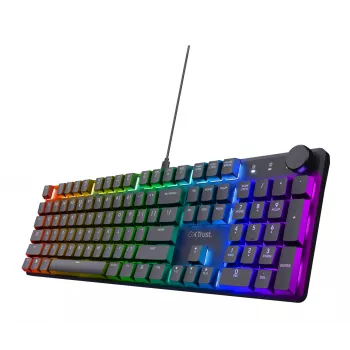 Πληκτρολόγιο gaming Trust GXT 866 Torix μηχανικό USB QWERTZ μαύρο
