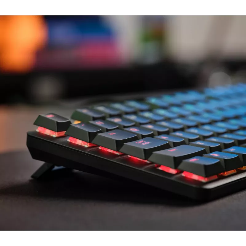 Πληκτρολόγιο gaming Trust GXT 866 Torix μηχανικό USB QWERTZ μαύρο