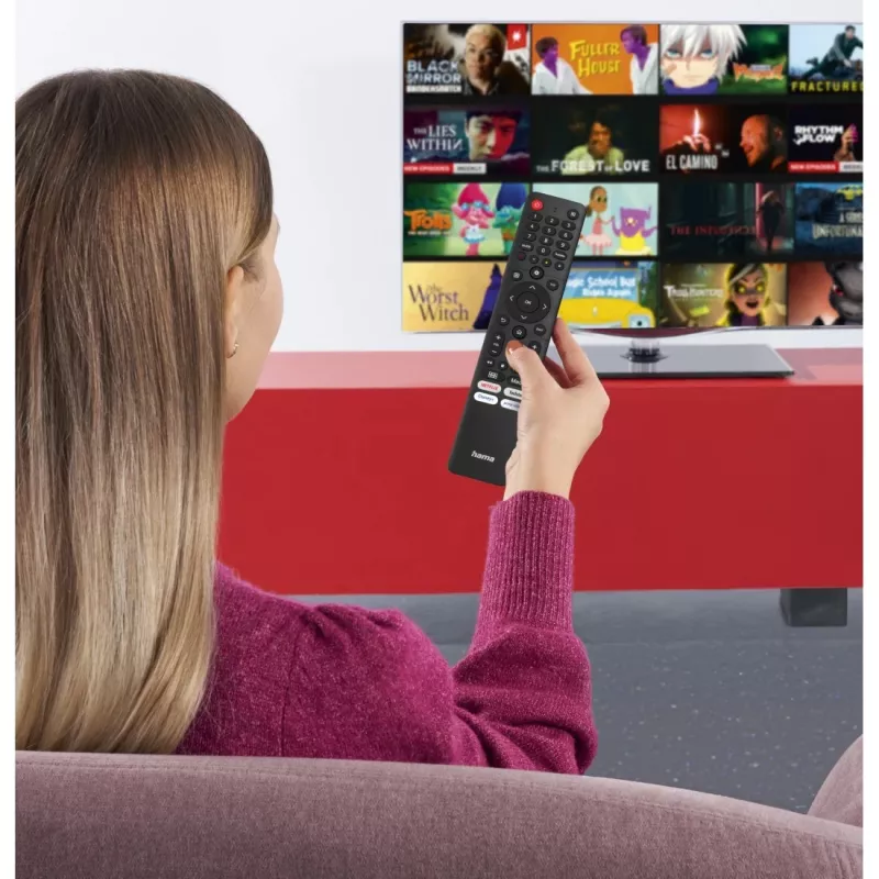 Hama 00221067 Τηλεχειριστήριο IR Wireless TV κουμπιά
