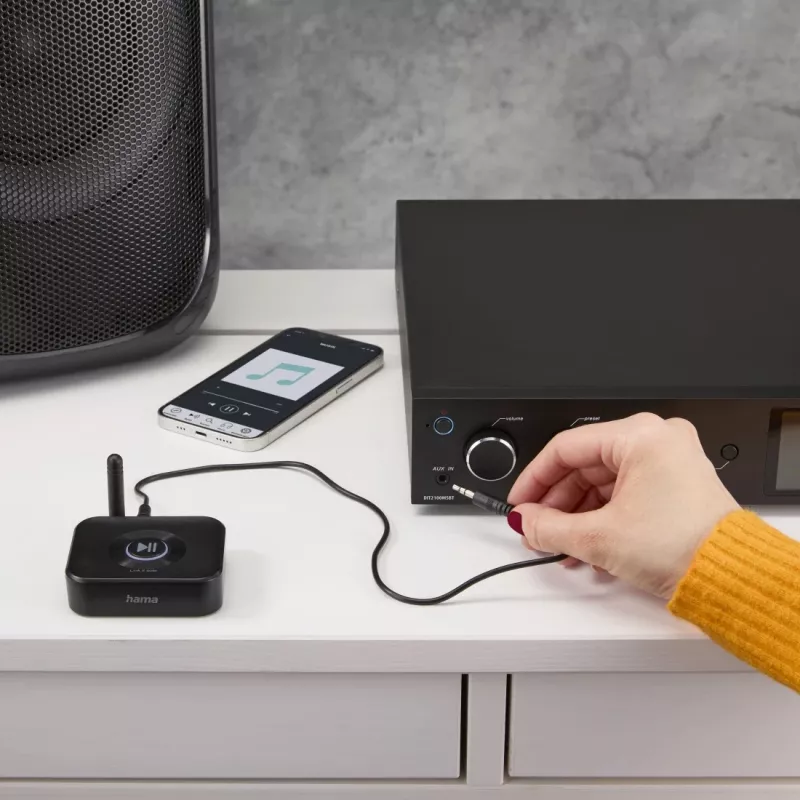 Hama Link.it solo Αντάπτορας Δέκτης Bluetooth Ήχου, 00205321