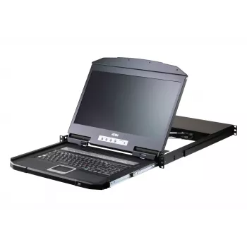 Κονσόλα Rack ATEN CL3116NX 47 cm (18,5 ίντσες) LCD 1366x768 USB/PS2 VGA 1U Μέταλλο/Πλαστικό Μαύρο