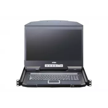 Κονσόλα Rack ATEN CL3116NX 47 cm (18,5 ίντσες) LCD 1366x768 USB/PS2 VGA 1U Μέταλλο/Πλαστικό Μαύρο