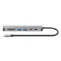 Manhattan USB-C Dock/Hub με Αναγνώστη Καρτών, Θύρες (x5): HDMI, USB-A (x2) και USB-C (x2), με Power Delivery (PD) 100W – απαιτείται εξωτερικός φορτιστής USB-C (δεν περιλαμβάνεται). Τροφοδοσία USB (δεν απαιτείται εξωτερικό τροφοδοτικό), όταν δεν χρησιμοποιείται PD