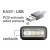 Καλώδιο USB DeLOCK 1 m USB 2.0 A - B βύσμα/βύσμα μαύρο
