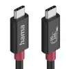Hama Καλώδιο USB-C, E-Marker, USB4 Gen4, 80 Gbit/s, 5 A, 240 W, 1,00 m