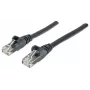 Καλώδιο δικτύου Patch Intellinet, Cat6, 0,5 m, Μαύρο, CCA, U/UTP, PVC, RJ45, επιχρυσωμένες επαφές, προστασία από λυγισμό χωρίς γλωττίδες, ενσωματωμένη προστασία από λυγισμό, Εφ' όρου ζωής εγγύηση