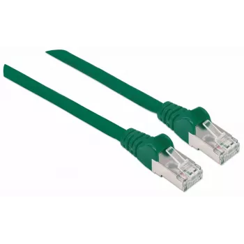 Intellinet Καλώδιο δικτύου Patch, Καλώδιο Cat7/Βύσμα Cat6A, 1 m, Πράσινο, Χαλκός, S/FTP, LSOH/LSZH, PVC, RJ45, επιχρυσωμένες επαφές, χωρίς γλωττίδες, προστασία από τσακίσματα, εφ' όρου ζωής εγγύηση