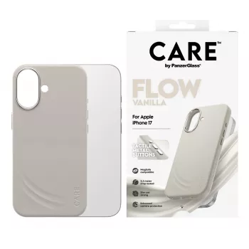 Θήκη PanzerGlass CARE by ® Feature FLOW Case Vanilla w. MagSafe iPhone 17