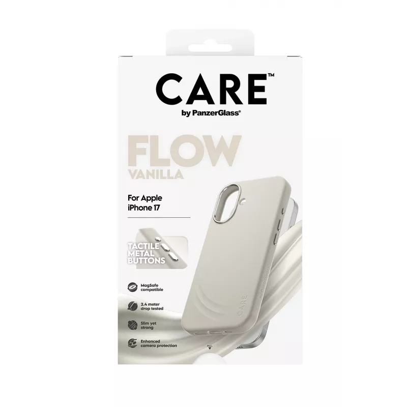 Θήκη PanzerGlass CARE by ® Feature FLOW Case Vanilla w. MagSafe iPhone 17