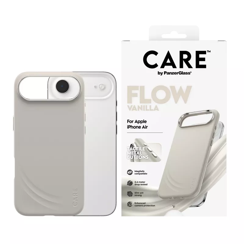 Θήκη PanzerGlass CARE by Feature FLOW Case Vanilla w. MagSafe iPhone Air