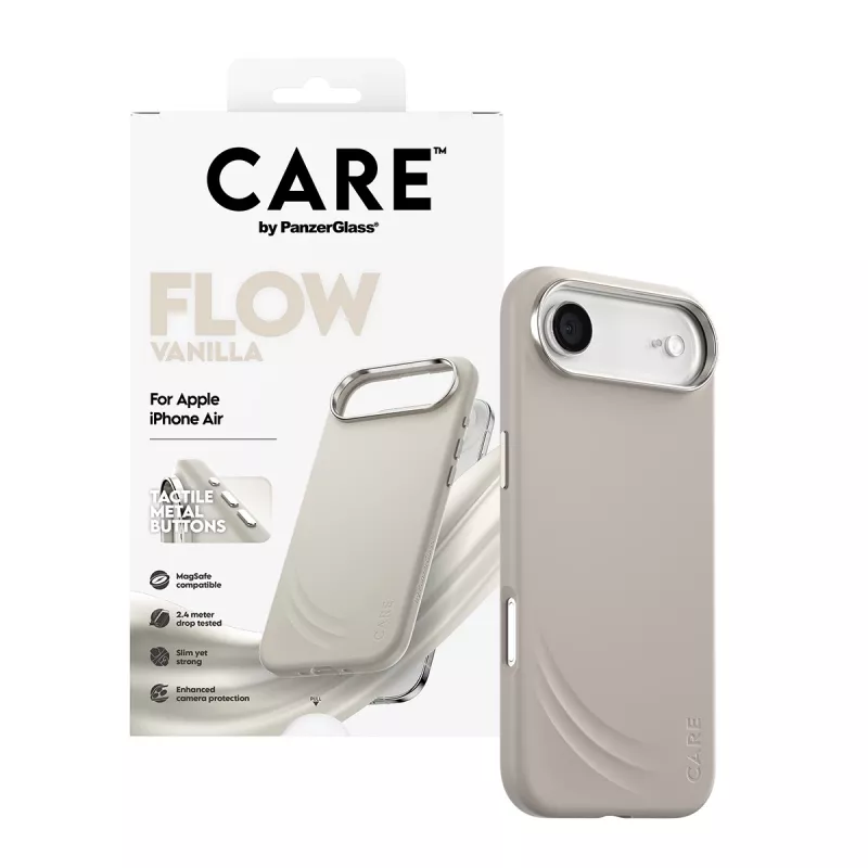 Θήκη PanzerGlass CARE by Feature FLOW Case Vanilla w. MagSafe iPhone Air