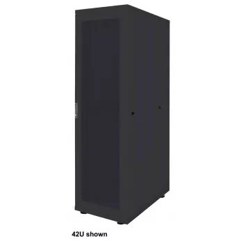 Intellinet Ερμάριο δικτύου 19 ιντσών - Ελεύθερο (Basic), 36U, 600x1000 mm (Π x Β), Μαύρο, Flatpack, Μέγ. 600 kg, κλείδωμα πόρτας ενός σημείου, ένα κλείδωμα ανά πλαϊνό τοίχωμα, ωφέλιμο βάθος 123 έως 773 mm, Rack, ταξινομημένο IP20, χάλυβας