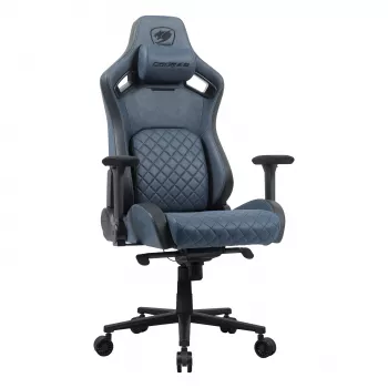 Καρέκλα gaming Cougar CGR-DSF-BUB — επενδεδυμένο κάθισμα, μέγ. φορτίο 150 kg, B760 x T690 x H1295 mm, navy