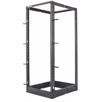 Intellinet 19 inch Rack Δικτύου – Open Frame (4-Post), 26HE, μαύρο, επίπεδη συσκευασία, έως 360 kg