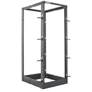 Intellinet 19 inch Rack Δικτύου – Open Frame (4-Post), 26HE, μαύρο, επίπεδη συσκευασία, έως 360 kg