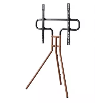Hama Easel Design 190,5 cm (75 inch) Μαύρο, Καρυδιά