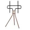 Hama Easel Design 190,5 cm (75 inch) Μαύρο, Καρυδιά