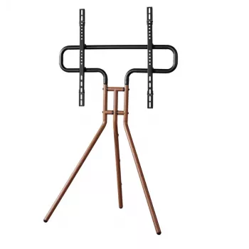 Hama Easel Design 190,5 cm (75 inch) Μαύρο, Καρυδιά