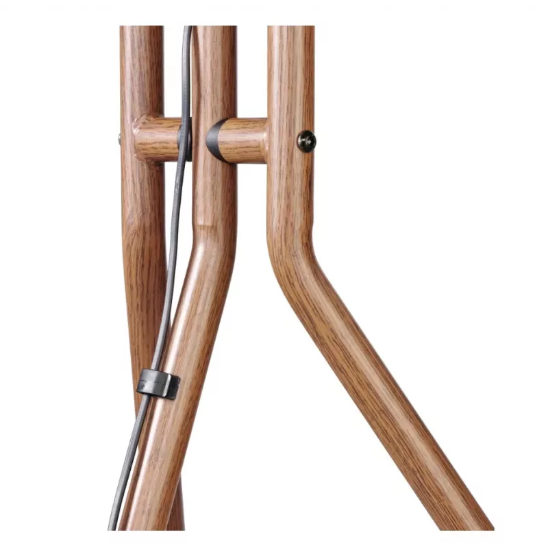 Hama Easel Design 190,5 cm (75 inch) Μαύρο, Καρυδιά