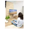 Hama Easel Design 190,5 cm (75 inch) Μαύρο, Καρυδιά