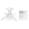 Hama 00220879 Βάση Προβολέα Οροφής Λευκό