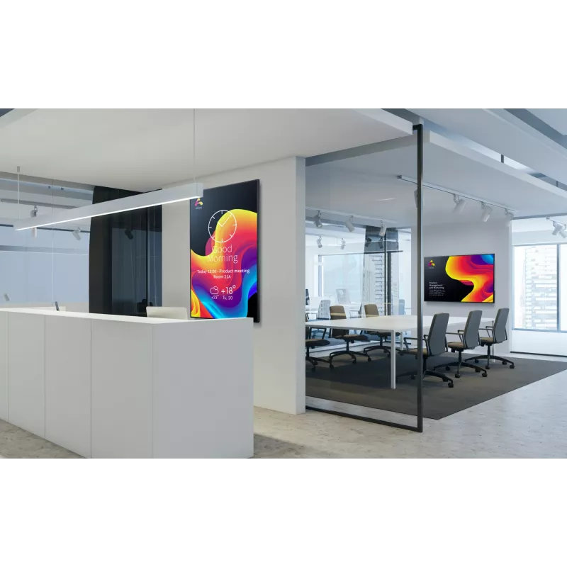 Sharp PN-ME752 Επίπεδη Οθόνη Ψηφιακής Σήμανσης 190,5 cm (75 inch) LED 450 cd/m² 4K Ultra HD Μαύρο Android