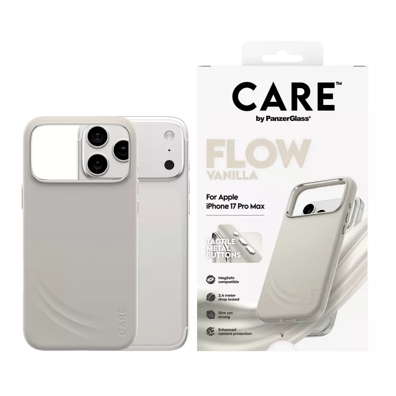 Θήκη PanzerGlass CARE by ® Feature FLOW Case Vanilla w. MagSafe iPhone 17 Pro Max