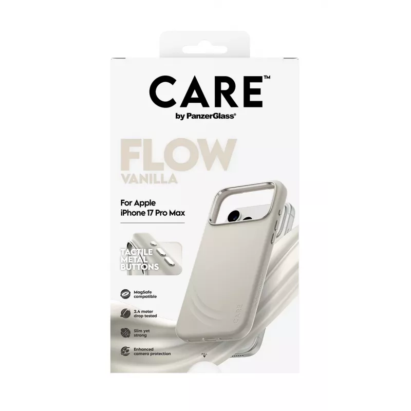 Θήκη PanzerGlass CARE by ® Feature FLOW Case Vanilla w. MagSafe iPhone 17 Pro Max