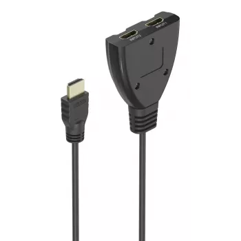Hama 4K HDMI Διακόπτης 2x1, 2x υποδοχή HDMI θηλυκή - 1x βύσμα HDMI αρσενικό