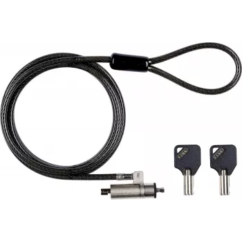 eSTUFF GLB220301 Κλείδωμα καλωδίου μαύρο 1,8 m